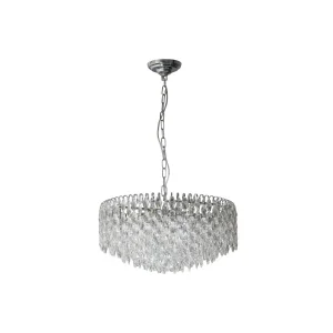 BURANO 60 PENDANT CH lampa wisząca 11xE14 max 220W przeźroczysty