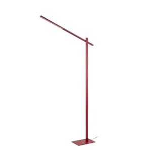 ONTARIO FLOOR DIMM SWITCH RED lampa podłogowa 15W LED 3000K czerwony