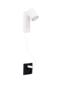 EXO WALL PLUG WHITE kinkiet 1xGU10 biały