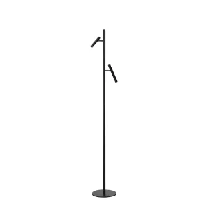 TROST FLOOR 2 DIMM SWITCH BK lampa podłogowa 9 LED 3000K czarny