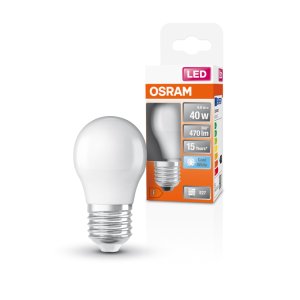 Żarówka LED Star Classic P 40 4.9W 840 4000K Frosted E27 kulka OSRAM
