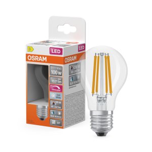 Żarówka LED Superstar Plus Classic A 100 Filament Clear DIM 11W 940 4000K E27 ściemnialna OSRAM