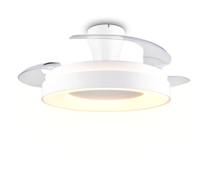 BORAS lampa wentylator LED 32W 2700-6500K składane łopaty klosz obręcz + pilot R69652101
