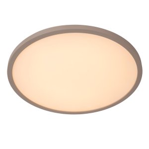 RINUS płaski plafon łazienkowy beżowy LED 48W 2200K/3000K IP44 LUCIDE 07122/40/41