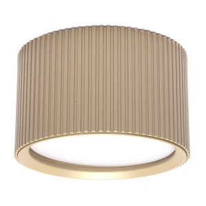 Niska tuba sufitowa ryflowana kaszmir aluminium 1xGX53