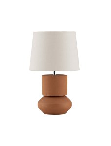 VILESTO LE45289 lampa stołowa 1xE27 brązowy
