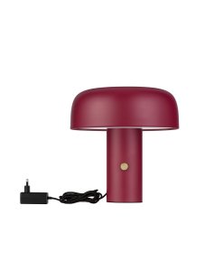 DORRIA LE46020 lampa stołowa LED 17W 3000K czerwony