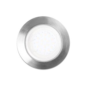 OCZKA OKRĄGŁE GU10 1X5W LED CHROM