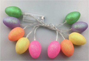 MALE PLASTIKOWE JAJKA Z BROKATEM