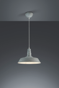 Lampa wisząca Will ciemny szary 1x60W R30421078 Reality