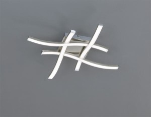 ROUTE plafon satynowe fale LED 4x5W 3000K