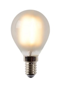 Żarówka LED G45 4W E14 2700K DIM FILAMENT szkło mrożone ściemnialna