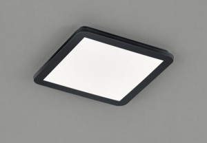CAMILLUS plafon łazienkowy LED 16W IP44 30cm czarny 3-stopniowe ściemnianie