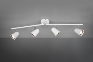 TOULOUSE reflektorki na regulowanych prętach LED białe R82124131