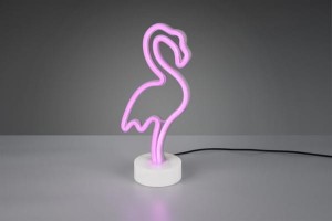 FLAMINGO lampa stołowa LED 1,5W różowy flaming USB lub na baterie 3xAA