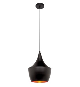 FOGGI 12B lampa wisząca loft czarna klosz kielich E27