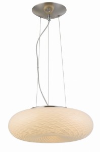 EVIANTE D38 lampa wisząca szklana fi 38cm 3xE27