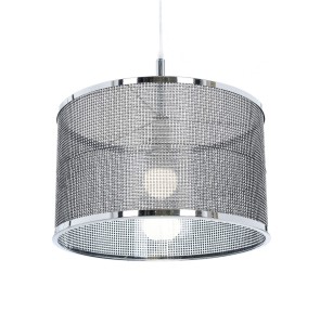 LINA W2 lampa wisząca lśniąca jak diamenty w chromie fi 40cm E27