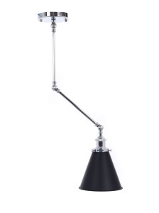 TERI W2 lampa sufitowa na łamanym ramieniu chrom E27