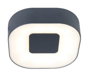 UBLO 6350102112 lampa ścienna sufitowa zewnętrzna LED 8W 4000K IP54  antracyt