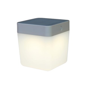 TABLE CUBE 6908001337 lampa solarna kostka LED 1W 3000K IP44 srebrna