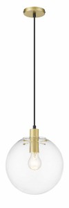 Puerto lampa wisząca średnia złota LP-004/1P M GD