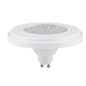 Żarówka ES111 GU10 biała LED 9W 4000K plastik