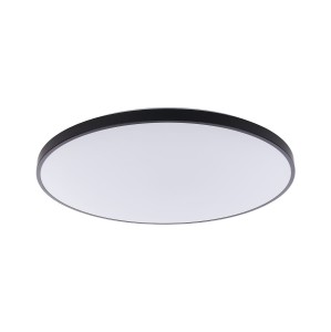AGNES ROUND LED 32W 3000K plafon hermetyczny 49cm IP44 czarny