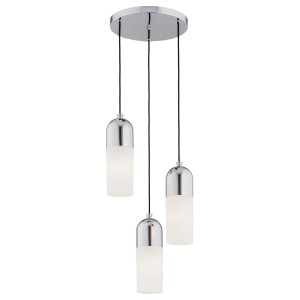 BURGOS lampa wisząca 3 pł. okrągła podsufitka