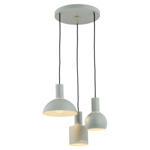 SINES lampa wisząca 3 pł. na okrągłej podsufitce