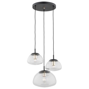 TRINI lampa wisząca 3 pł. na okrągłej podsufitce