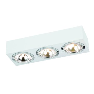 RODOS lampa sufitowa 3xG9 biała potrójny kubik regulowany