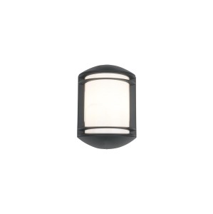 QUARTZ 3411 kinkiet zewnętrzny grafit E27 mleczny klosz