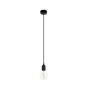 SILICONE lampa wisząca 1xE27 czarna