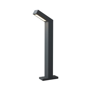 LHOTSE LED nowoczesny słupek ogrodowy LED 9W 3000K grafit