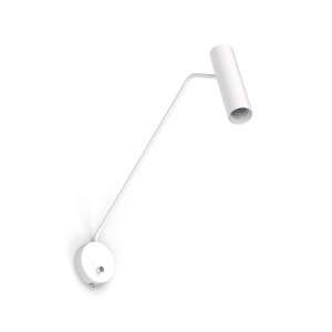 EYE SUPER kinkiet biały regulowany na wysięgniku