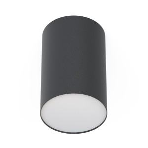 POINT PLEXI L tuba E27 czarna wysokość 20cm natynkowa