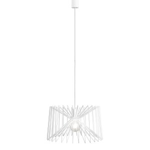 NESS  lampa wisząca druciana biała