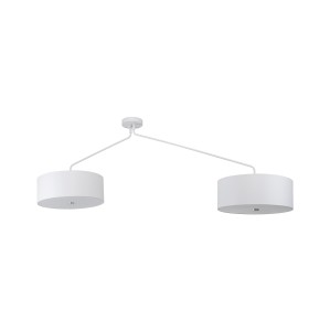 HAWK lampa sufitowa regulowane ramiona abażur biały 6xE27
