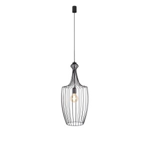 LUKSOR L lampa wisząca druciana 32cm czarna