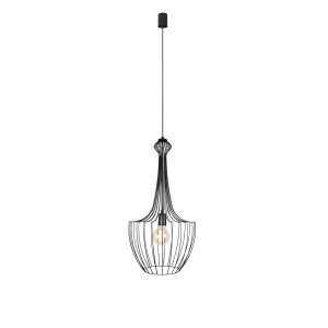 LUKSOR S lampa wisząca druciana 37cm czarna