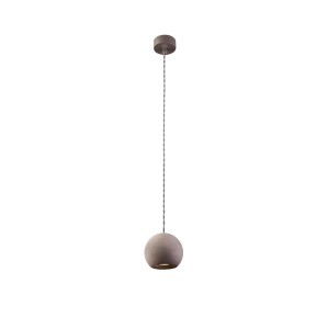 GEOMETRIC lampa wisząca betonowa 1xGU10 ozdobny przewód