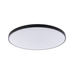 AGNES ROUND LED 32W 4000K plafon hermetyczny 49cm IP44 czarny