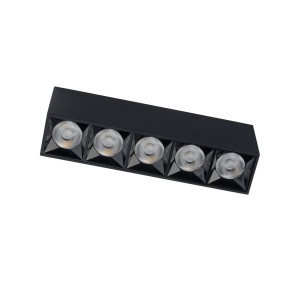 MIDI LED 20W 3000K oprawa natynkowa czarna