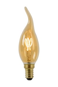 Żarówka CT35 LED 3W E14 2200K filament amber 