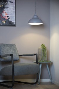 ISLA  lampa wisząca szara fi 29cm 1xE14