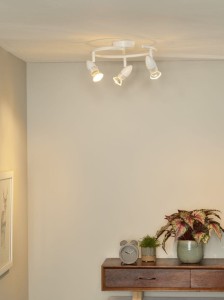 CARO-LED  spoty białe spirala LED 3x5W 2700K regulowane