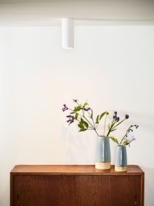 GIPSY tuba sufitowa biała gipsowa fi 7cm H 17cm 1xGU10