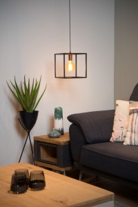 ARTHUR 08424/01/30 lampa wisząca czarny stelaż z miedzianą oprawką 1xE27