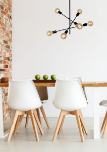 LESTER żyrandol czarny loft 6xE27 regulowane ramiona